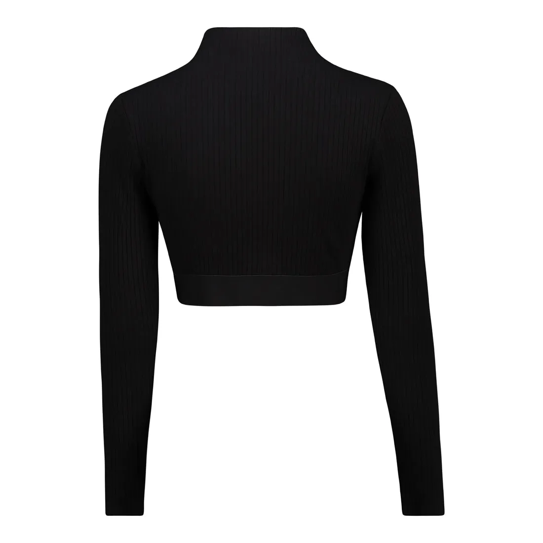 KYLA BASIC FUNNEL NECK BLACK