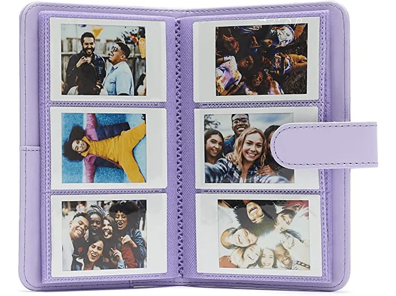 Álbum de fotos - Fujifilm Instax Mini, Para fotos de cámara instantánea, 180 fotos, Lilac Purple