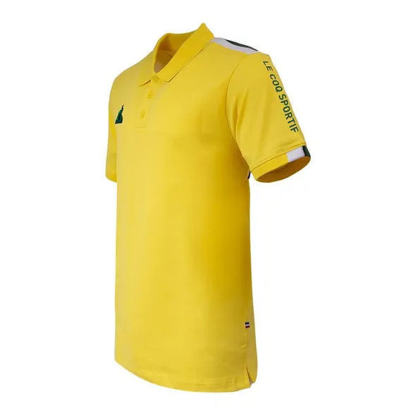 Lecoq Sportif Saison Polo Yellow Golfer