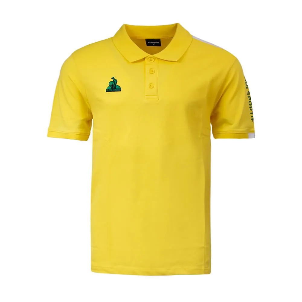 Lecoq Sportif Saison Polo Yellow Golfer