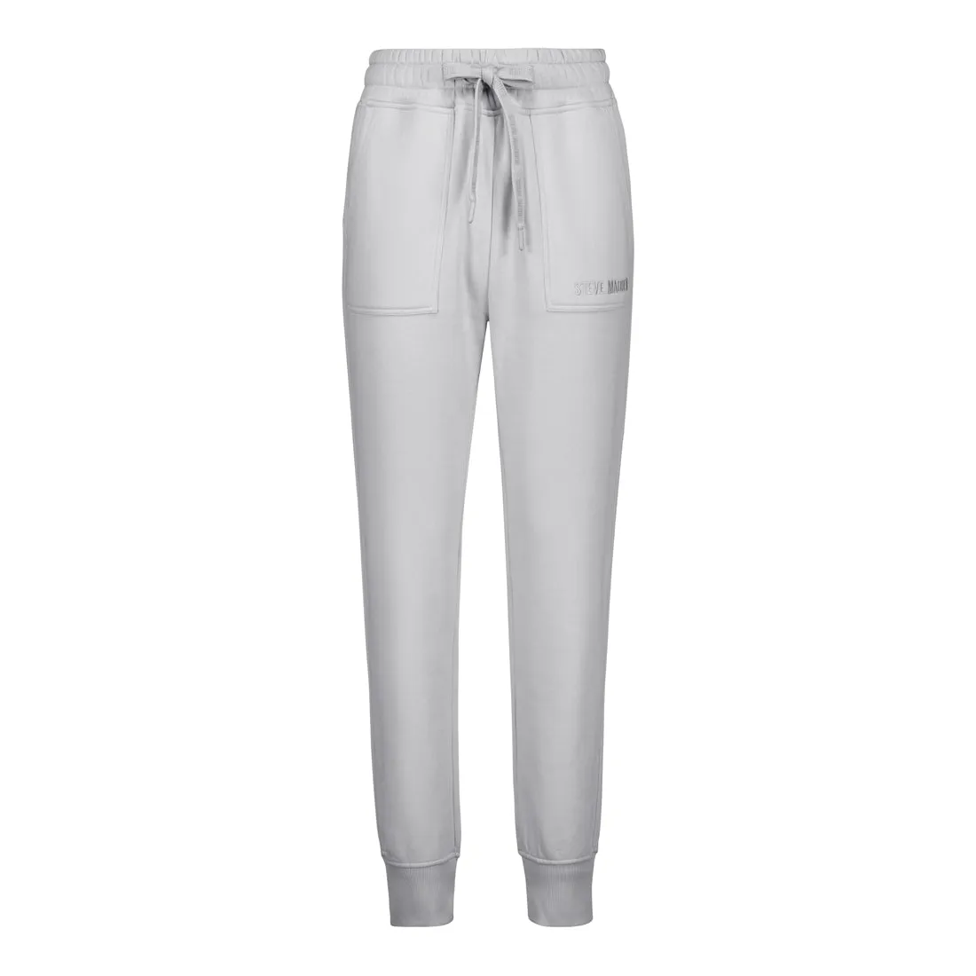 LUCY GREY FLEECE JOGGER WITH PATCH POCKETS