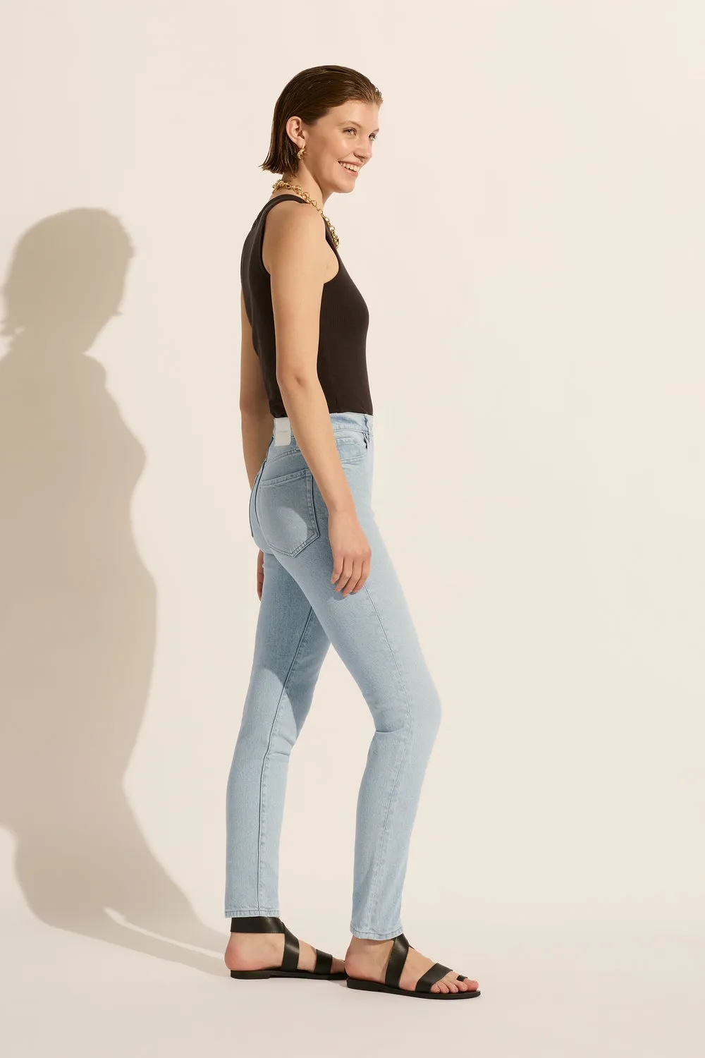 Lucy High Rise Slim Jean - New Light