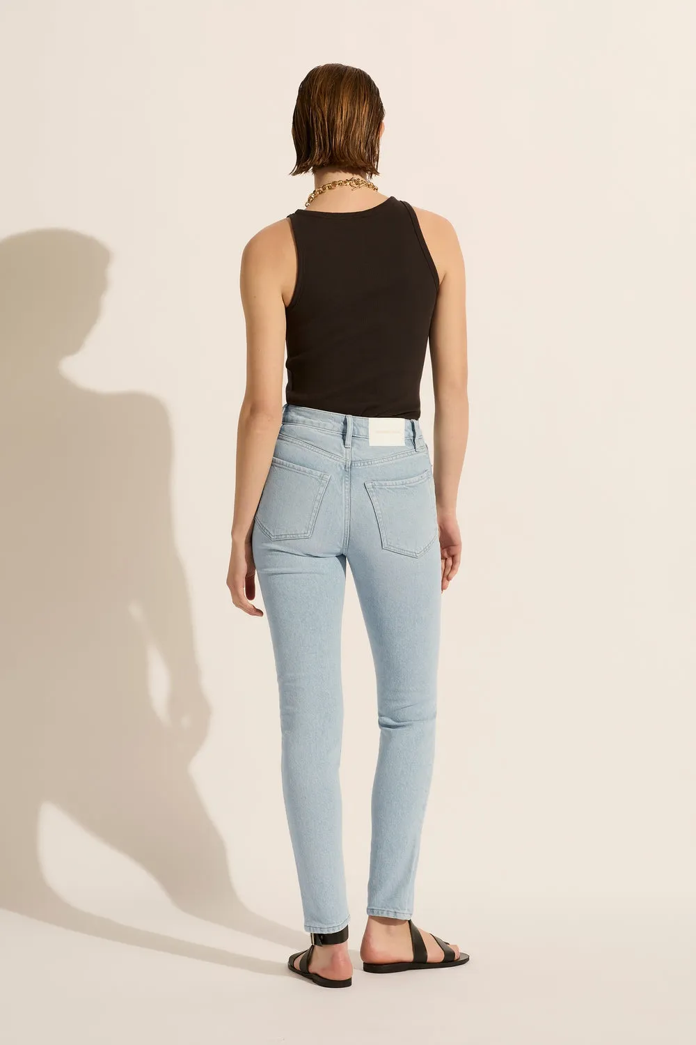 Lucy High Rise Slim Jean - New Light