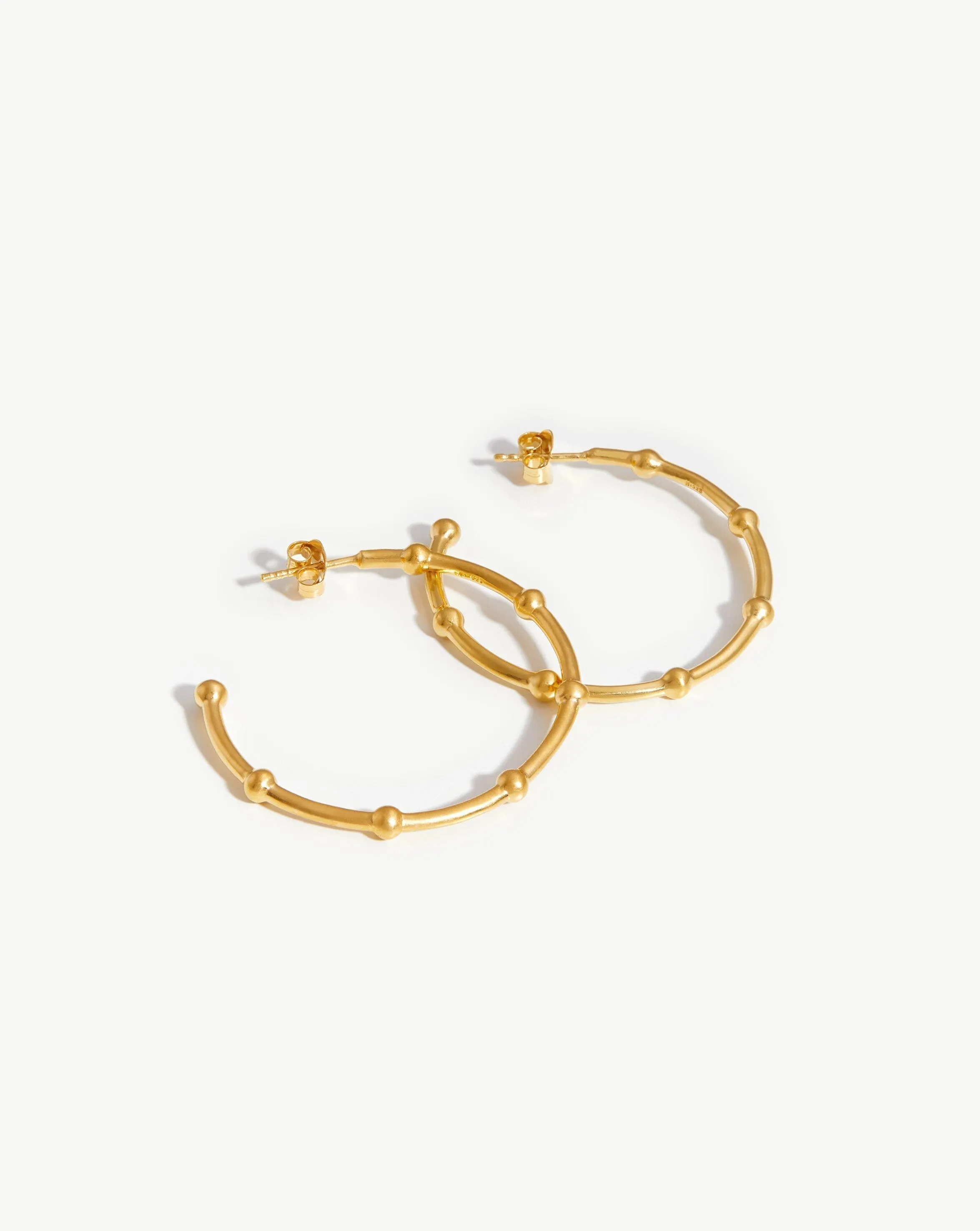 Lucy Williams Orb Hoop Earrings