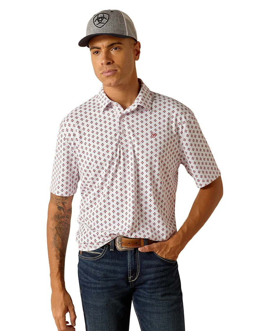 Men's All Over Print Polo