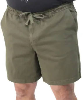 Mens Elasticated Cotton Shorts