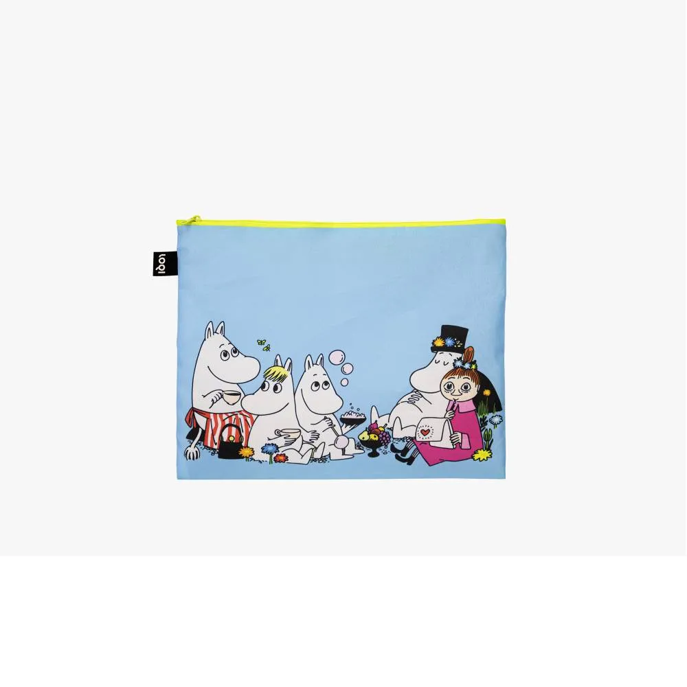 Moomin Together Zip Pocket Bag 3-set - LOQI