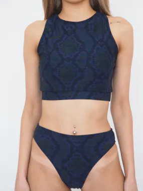 NAYA ACTIVE SWIM // NAVY SNAKESKIN