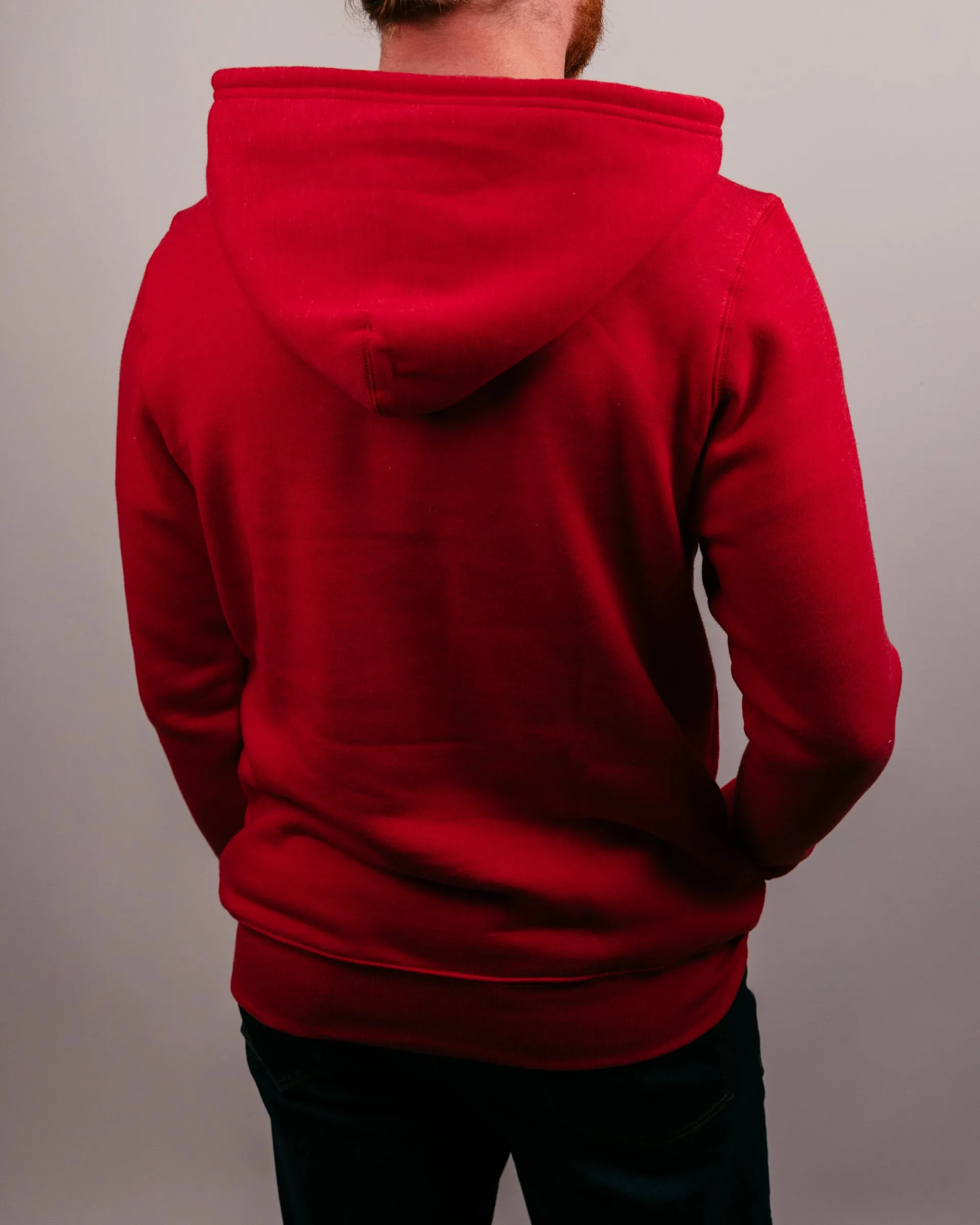 Nebraska NU Monogram Red Hoodie