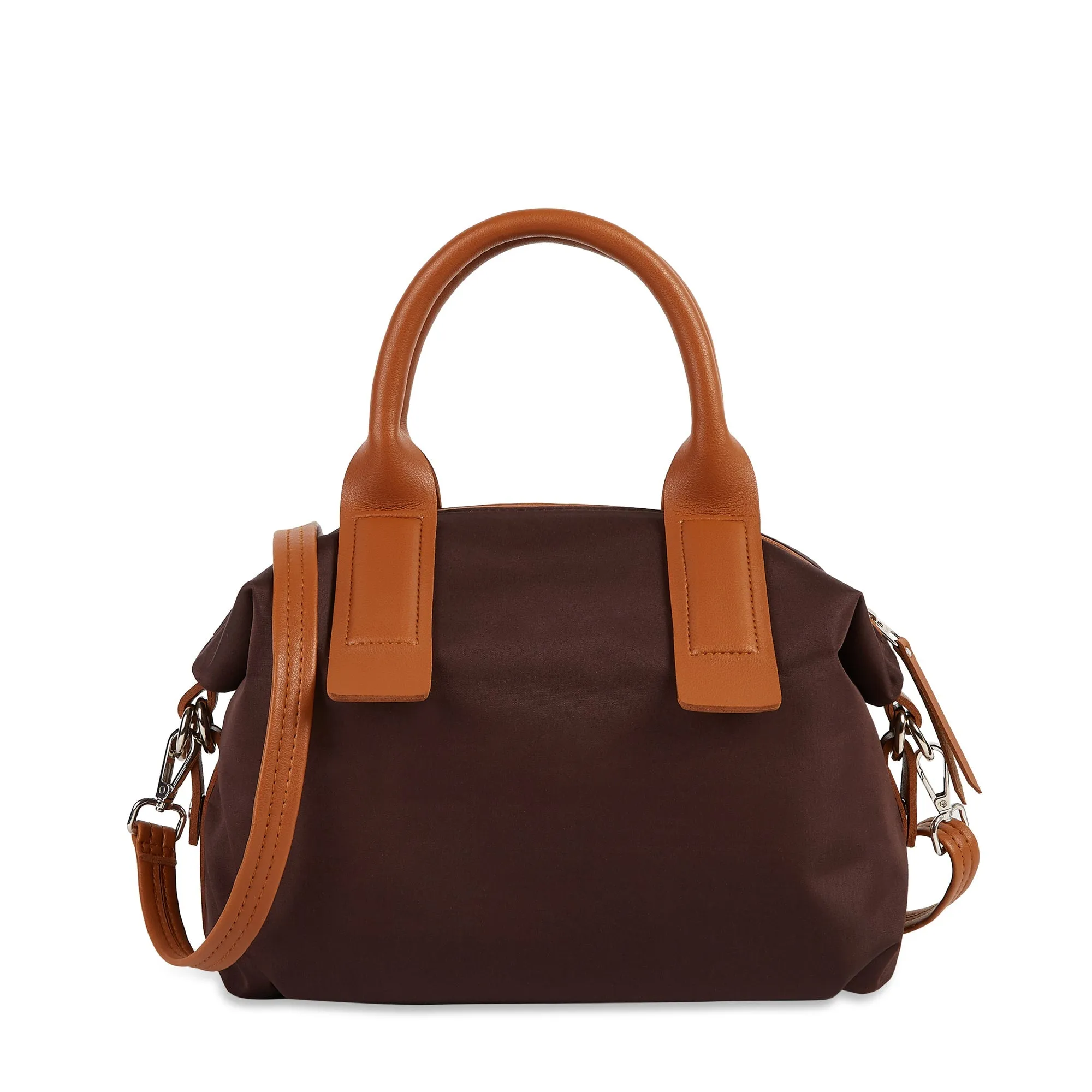 NOLAN MINI NYLON HAND & SLING BAG BROWN