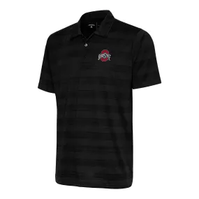 Ohio State Buckeyes Compass Black Polo