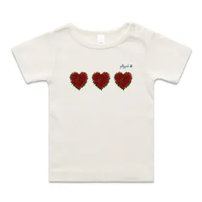 Pohutukawa Hearts - Infant Wee Tee