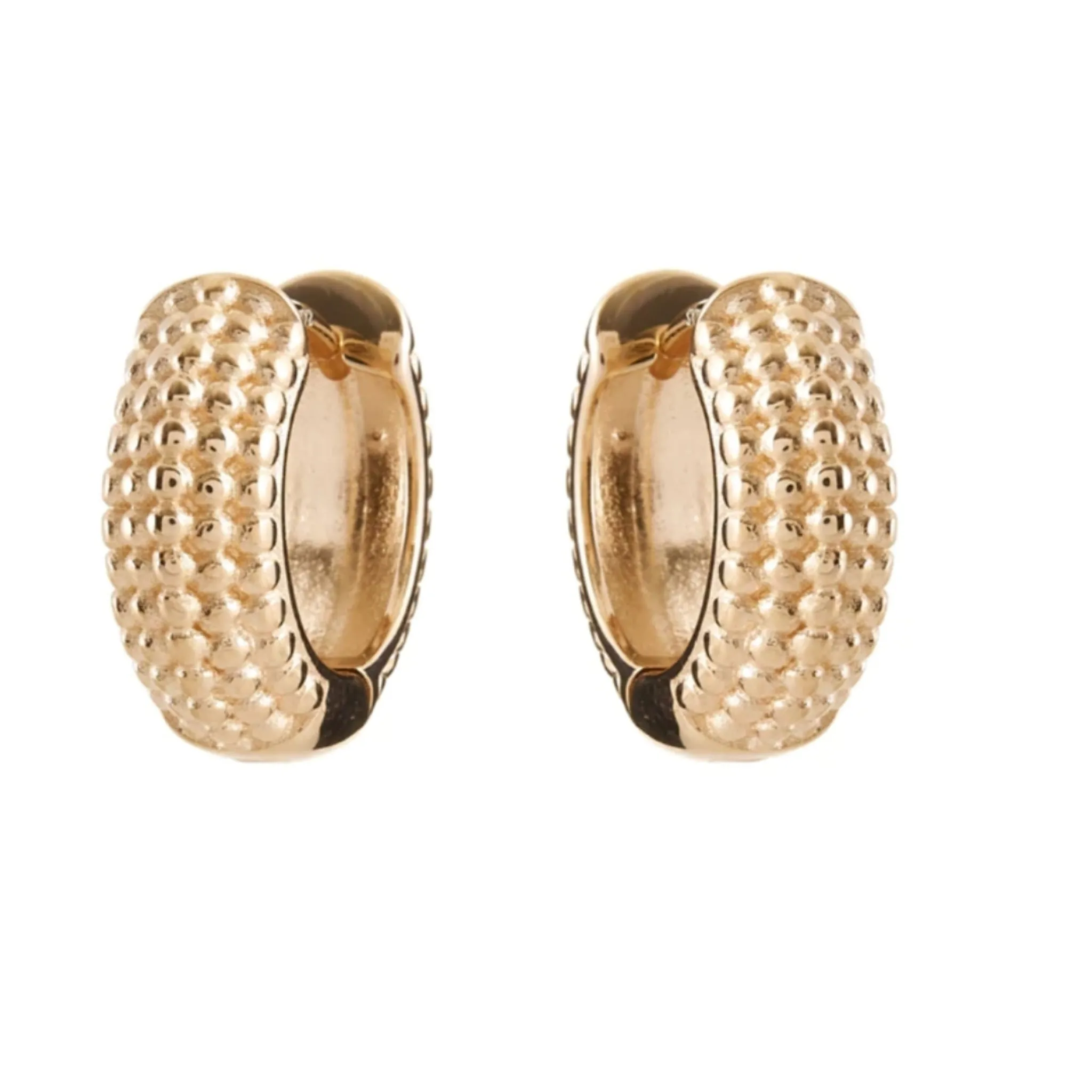 SALE Sybella Lucy Gold Dot Hoop Earrings