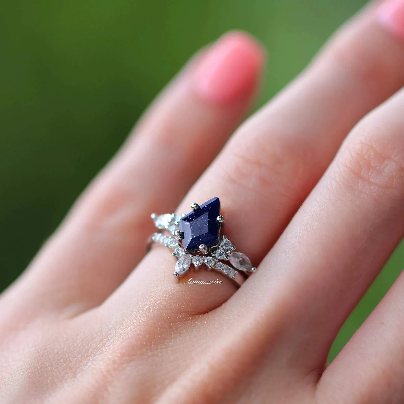 Skye Starry Night Couples Ring