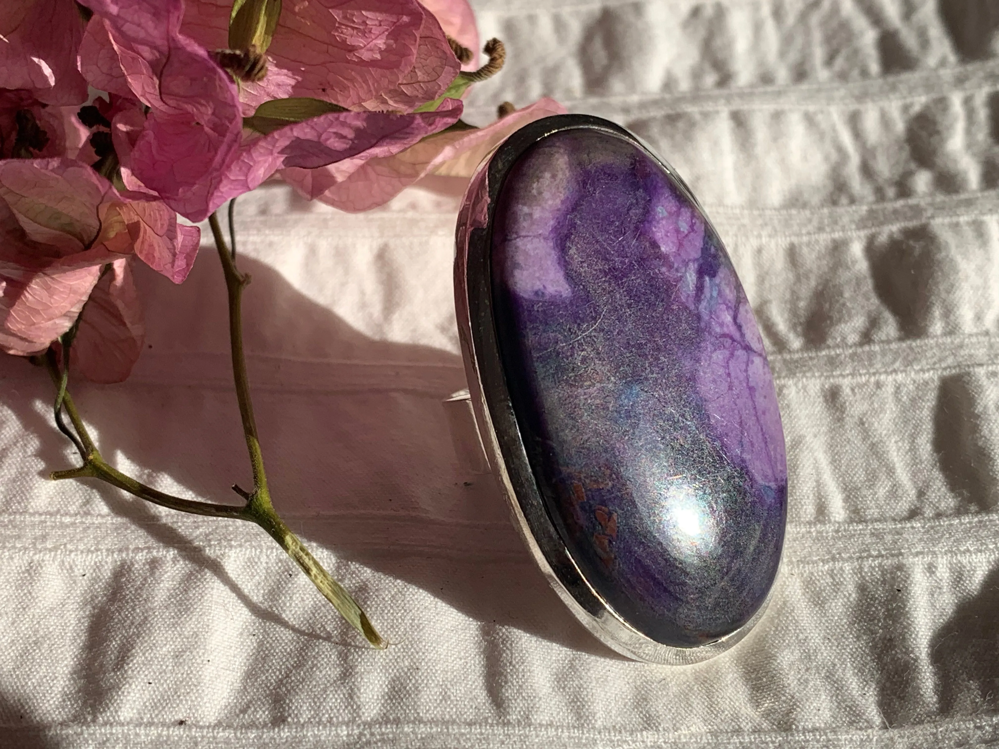 Sugilite Naevia Ring - XLarge Oval (US 8.5)