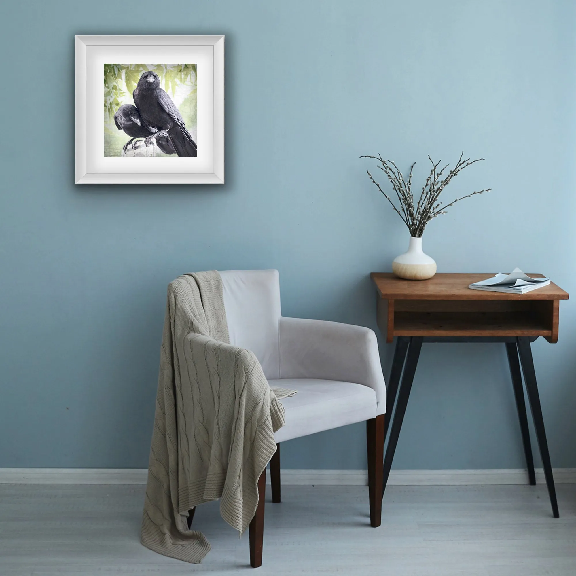 SUMMER LOVE - Fine Art Print, Crow Portrait Series