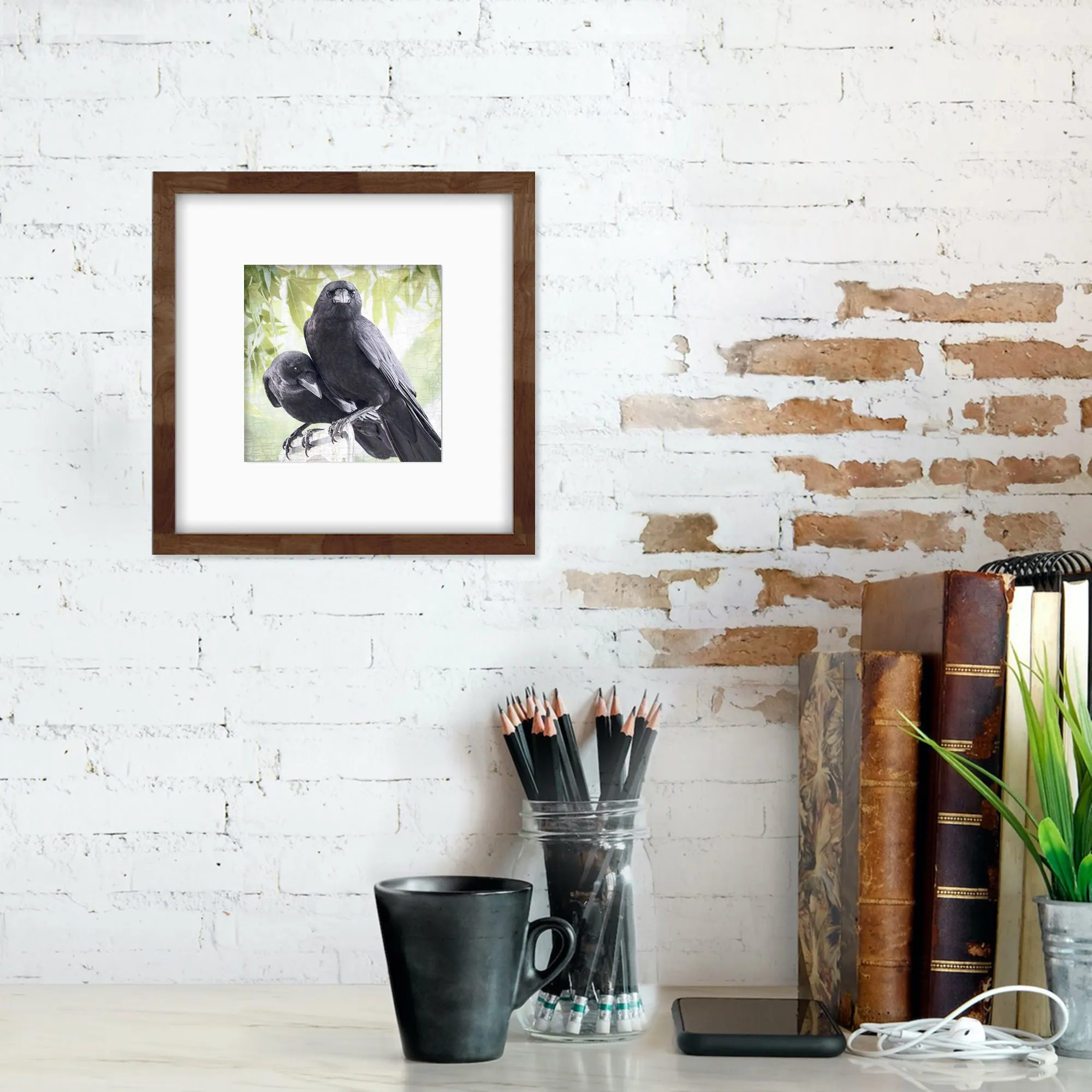 SUMMER LOVE - Fine Art Print, Crow Portrait Series