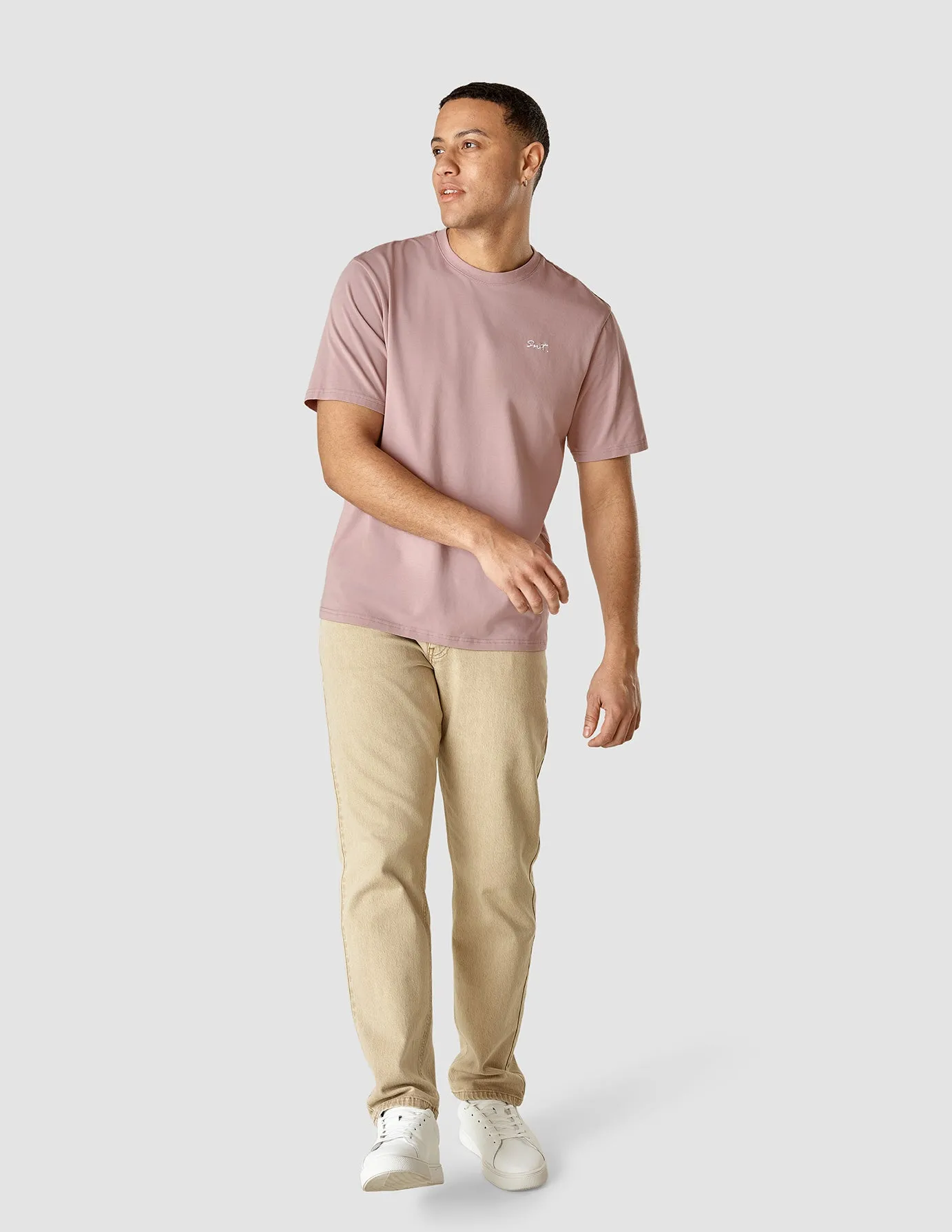 Supima T-Shirt Box Fit Legacy Dusty Lilac