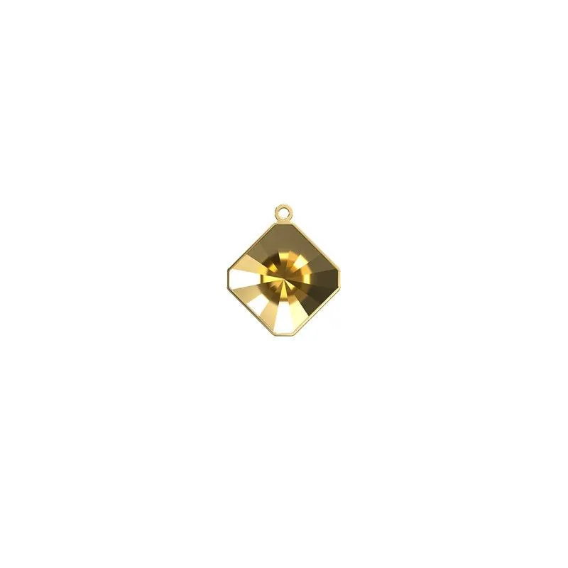 Swarovski (4499/J) 10mm Kaleidoscope Fancy Stone Setting - Gold (1 Piece)