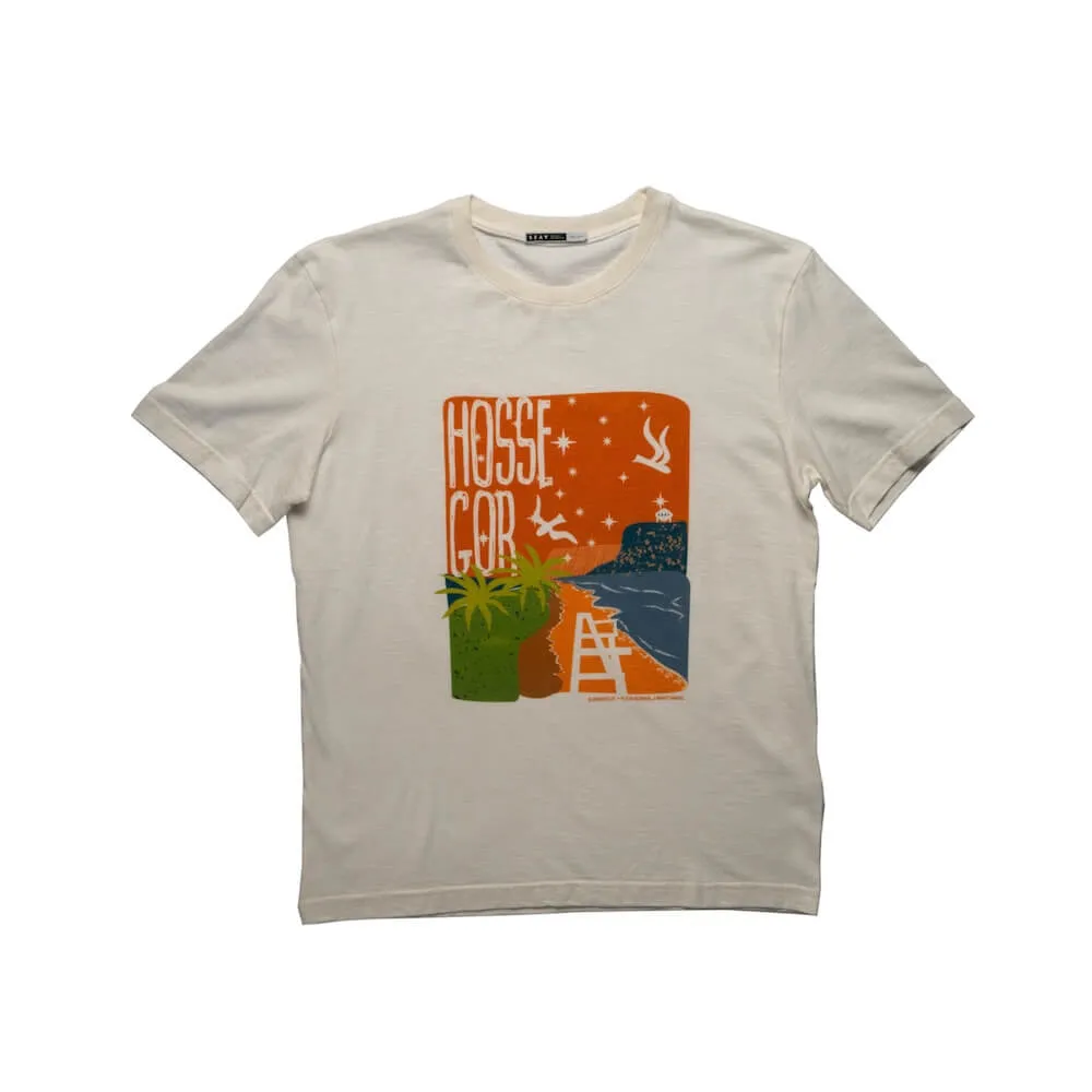 T-Shirt SEAY LAYSAN HOUSSE GOR - UNDYED WHITE