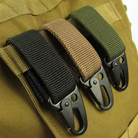 Tactical Nylon EDC Belt / Molle Utility Hanger Clip