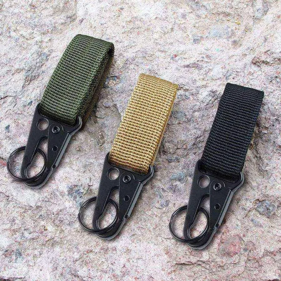 Tactical Nylon EDC Belt / Molle Utility Hanger Clip