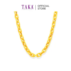 TAKA Jewellery 916 Gold Long Necklace Links