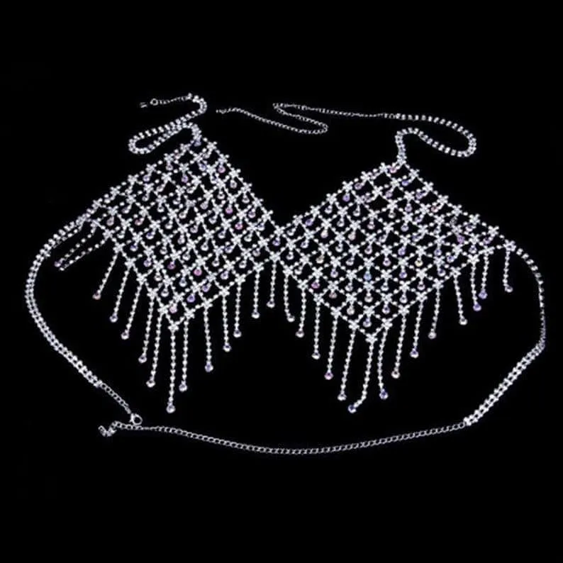 Tassel Body Chain Bra