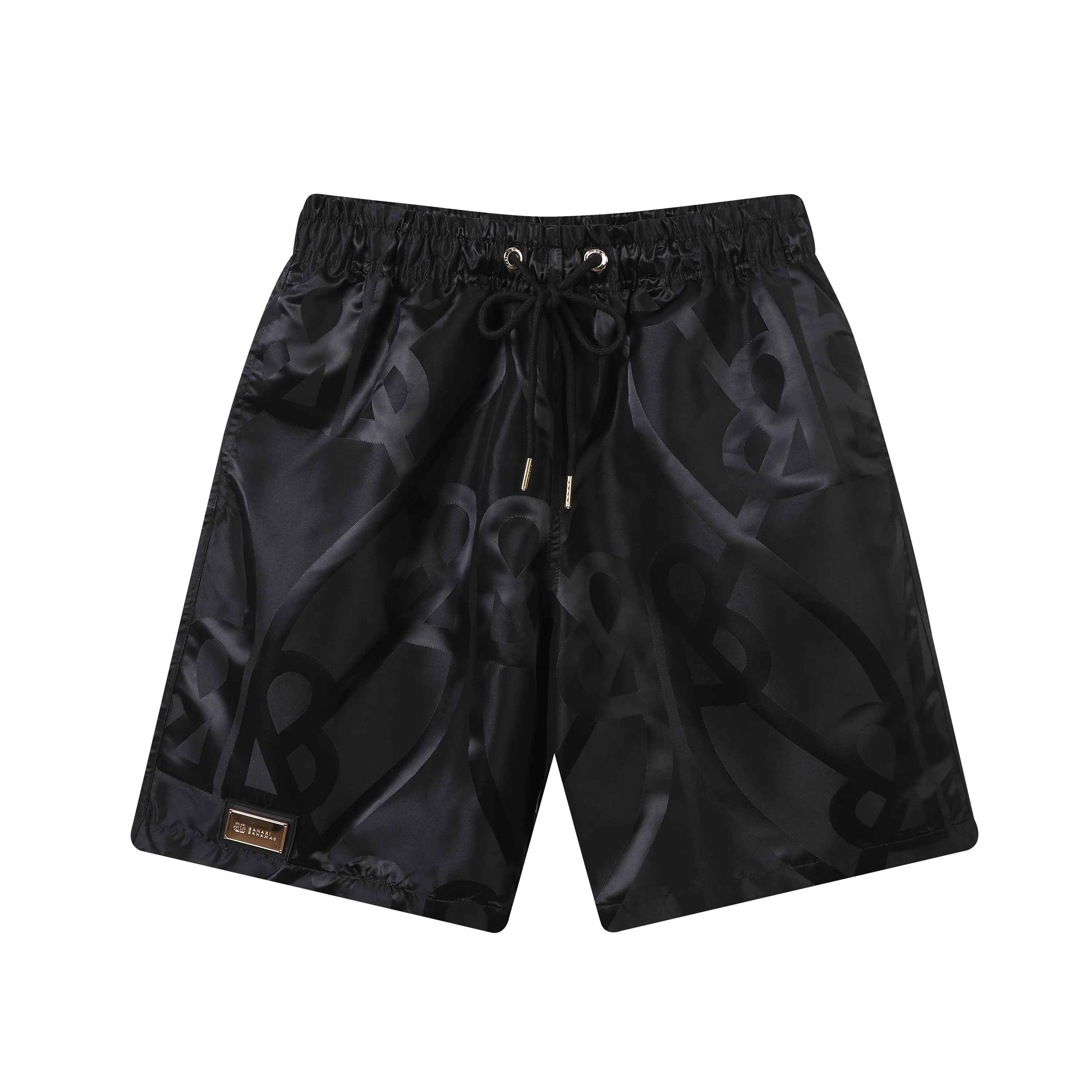 THE BAHAMIANO SHORTS-BLACK