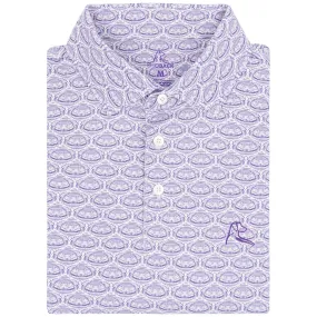 The Death Valley™ | Collegiate Polo | The Death Valley - Reauxback Purple/White