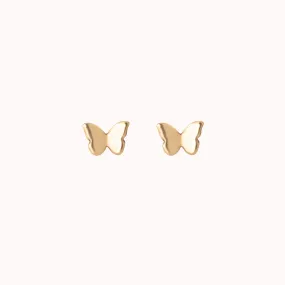 Tiny Butterfly Stud Earrings