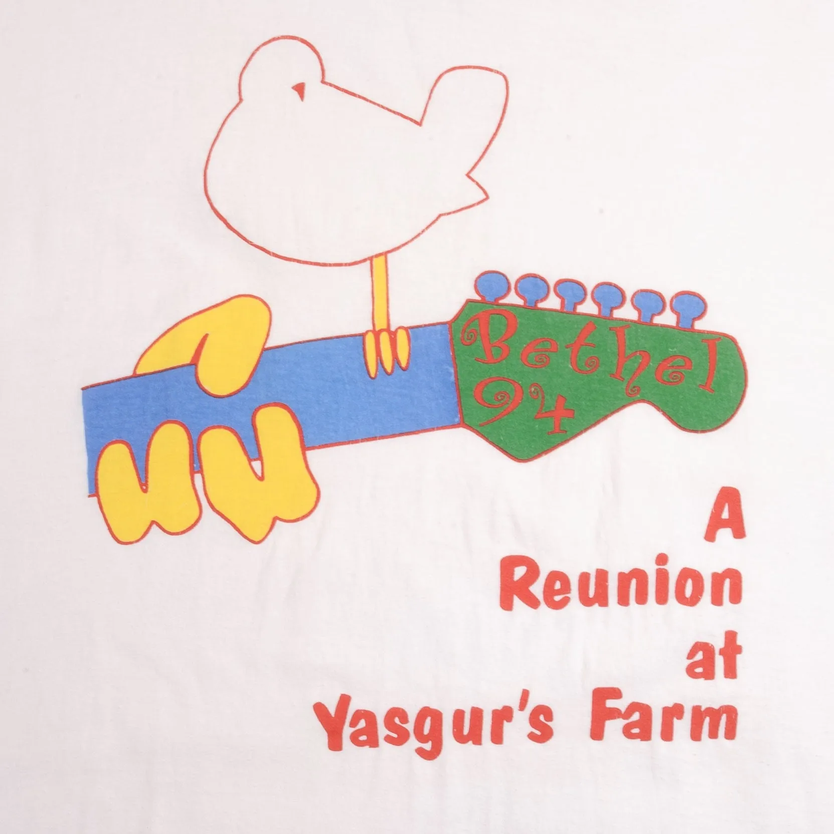 VINTAGE BETHEL AT YASGUR'S FARM 1994 TEE SHIRT SIZE XL