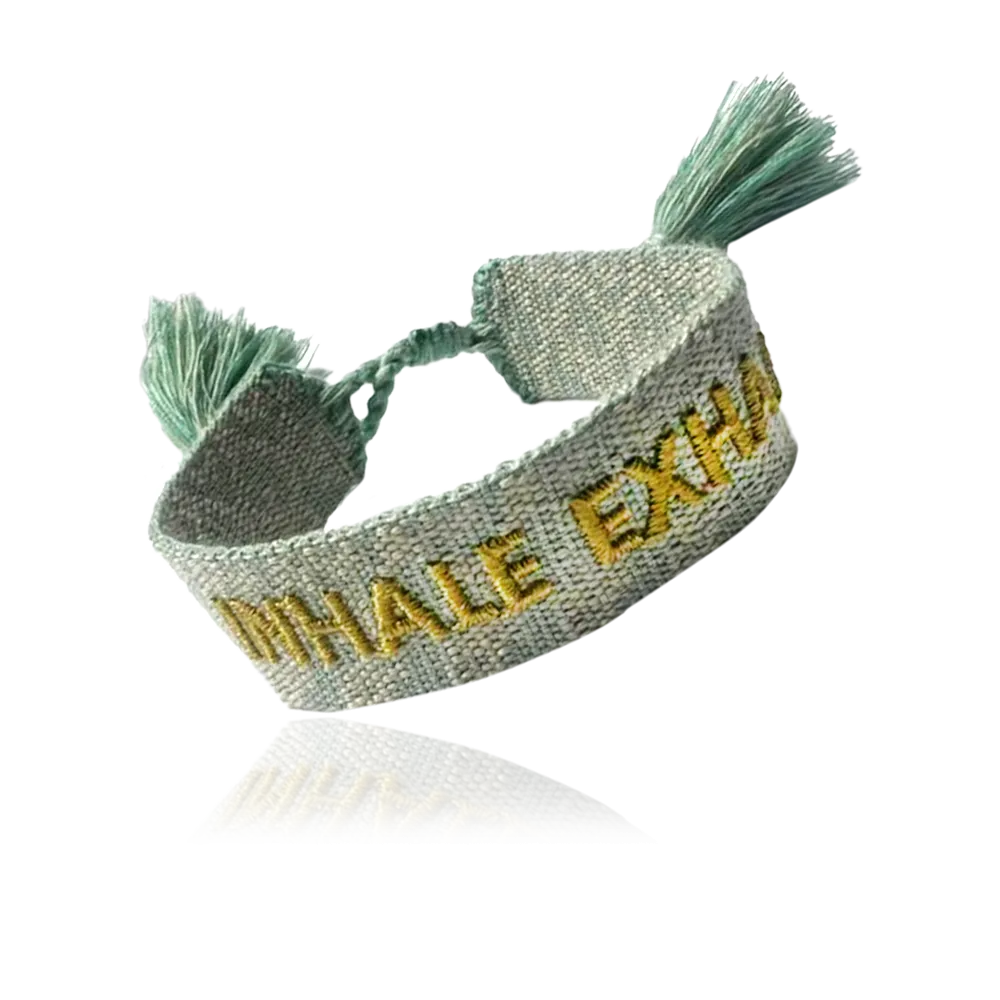 WOVEN INHALE EXHALE ARMBAND