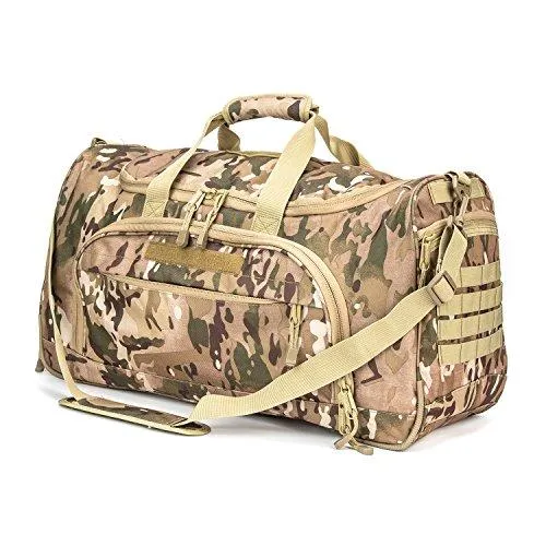 XLSPORTZ™ Military Tactical Travel Duffle Weekend Bag for Sports/Outdoor Molle