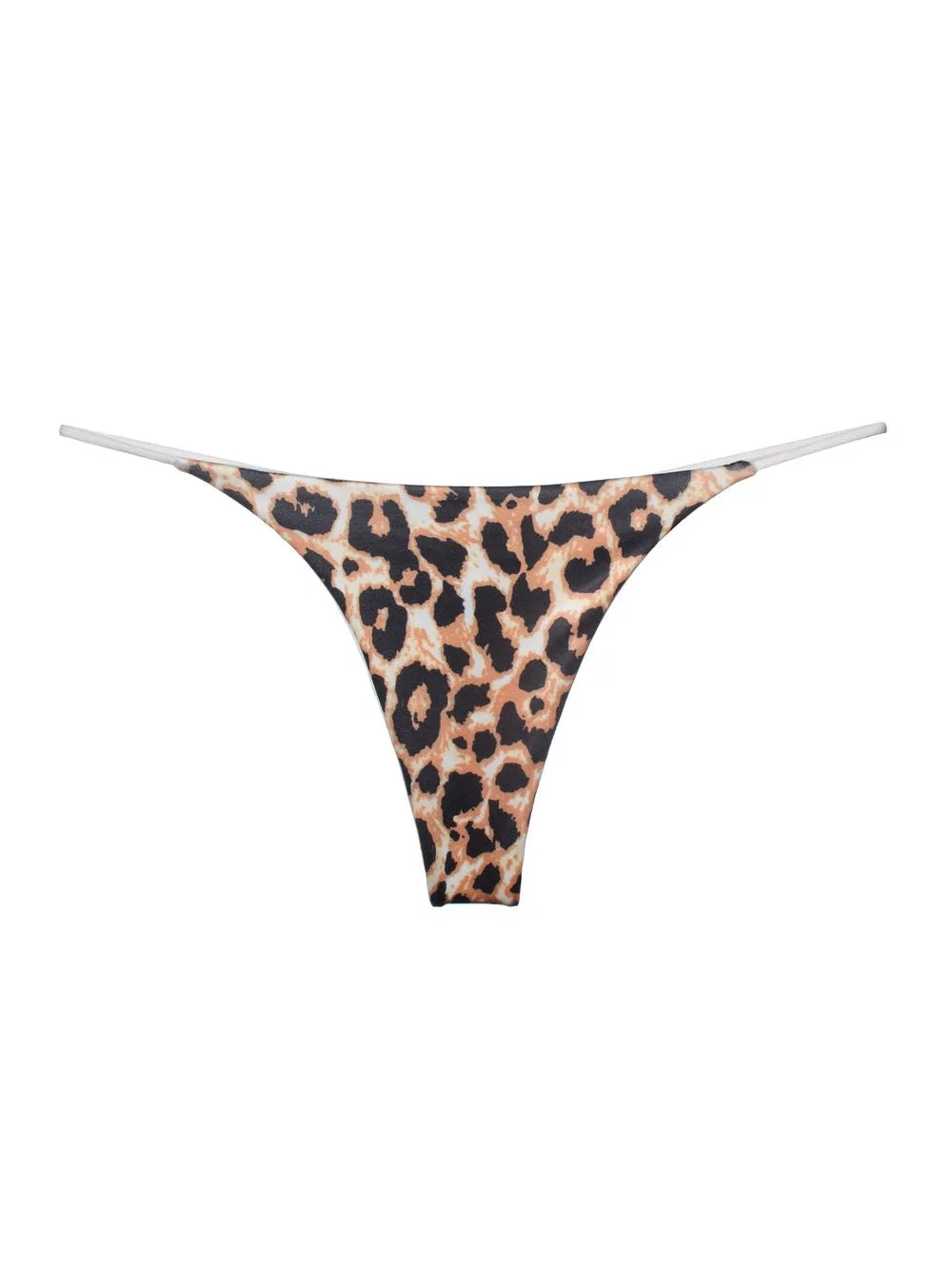 ZASUWA  Female Leopard Print T-back Thong