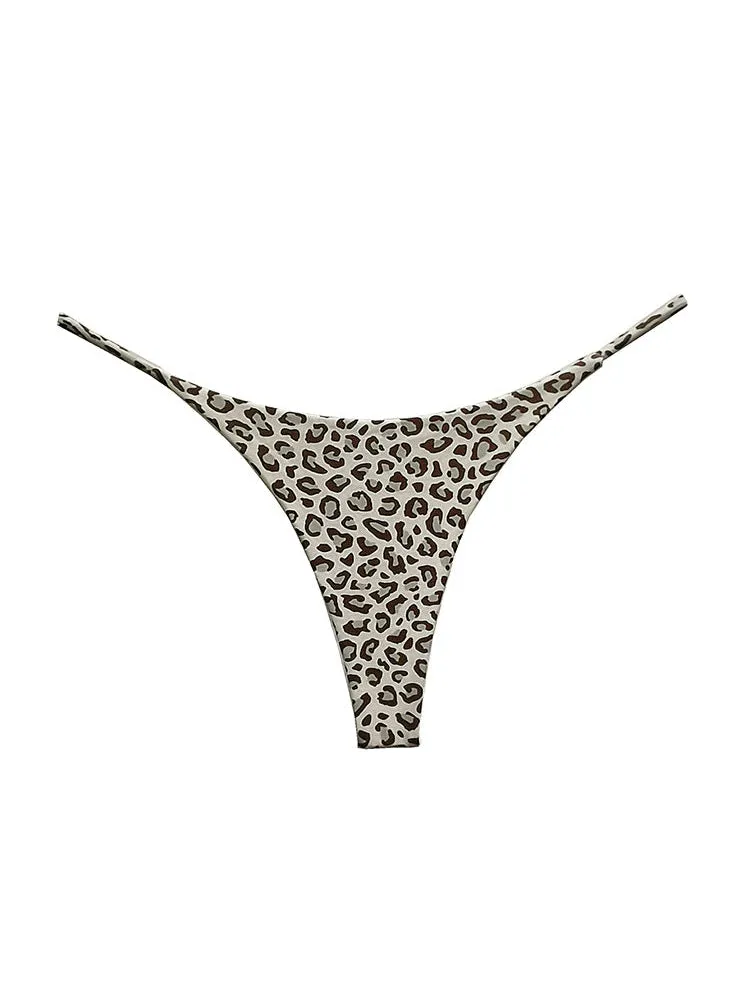 ZASUWA  Female Leopard Print T-back Thong